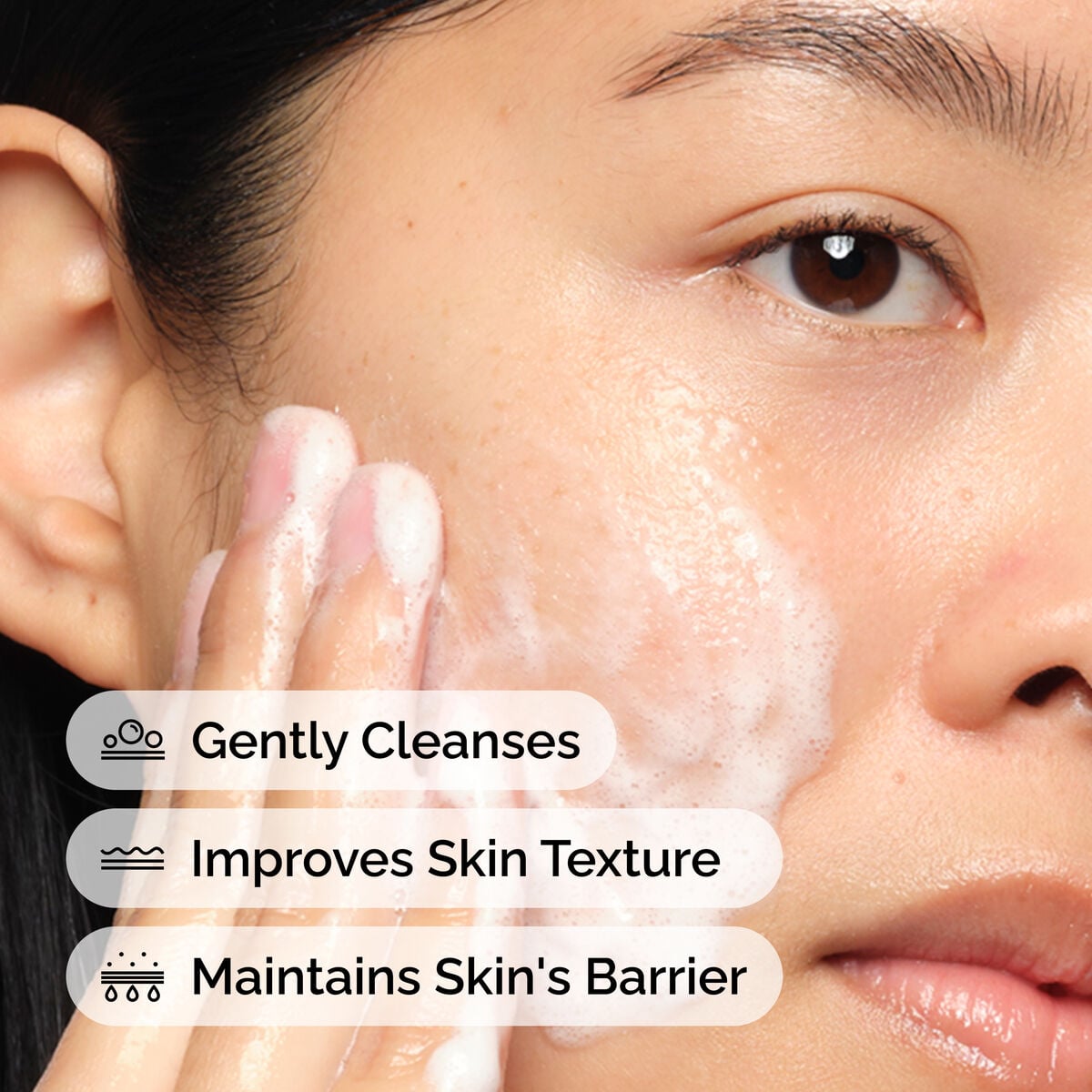 Gentle Glucoside Foaming Facial Cleanser