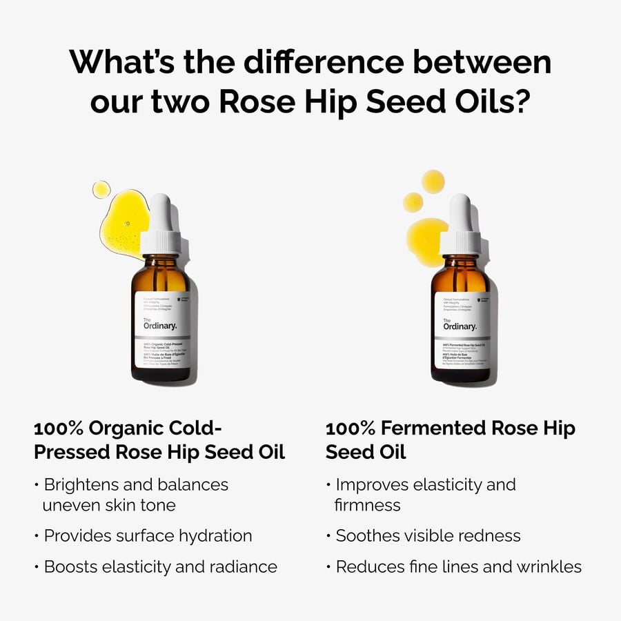 100% Fermented Rose Hip Seed Face Oil