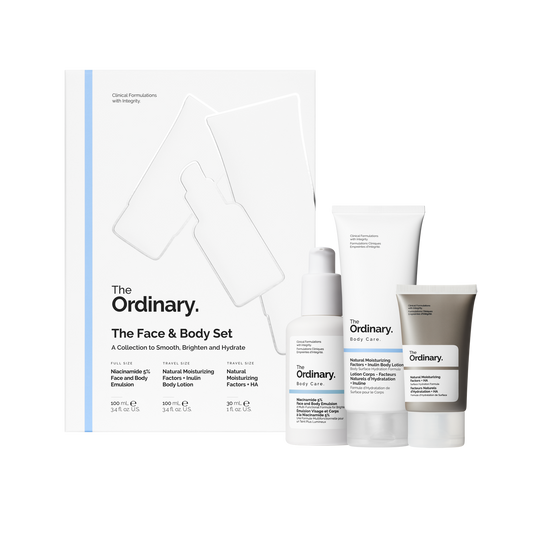 Face & Body Smoothing, Brightening and Hydrating Set
