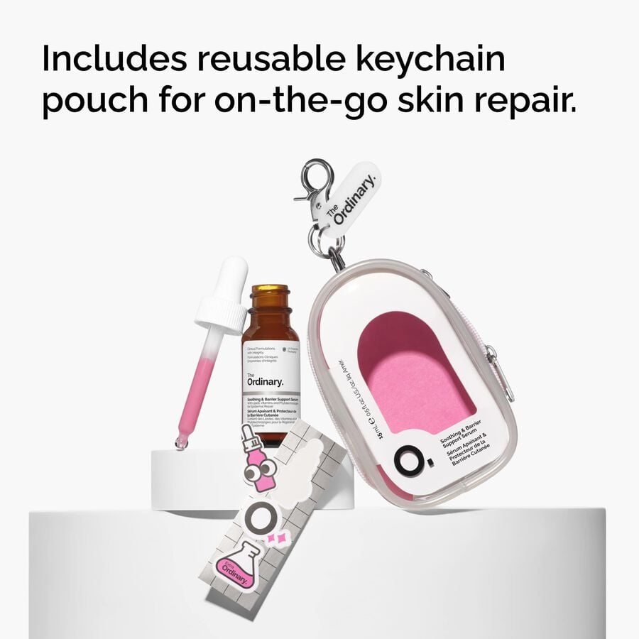 Soothing & Barrier Support Serum Set with Keychain Pouch