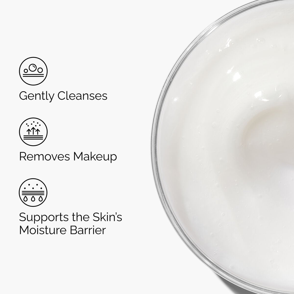 Gentle Glycolipid Cream Cleanser and Makeup Remover