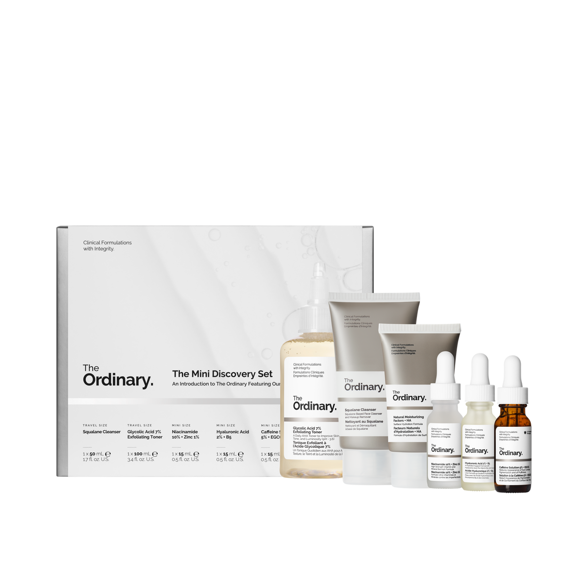 Mini Discovery Set of Skincare Regimen Essentials