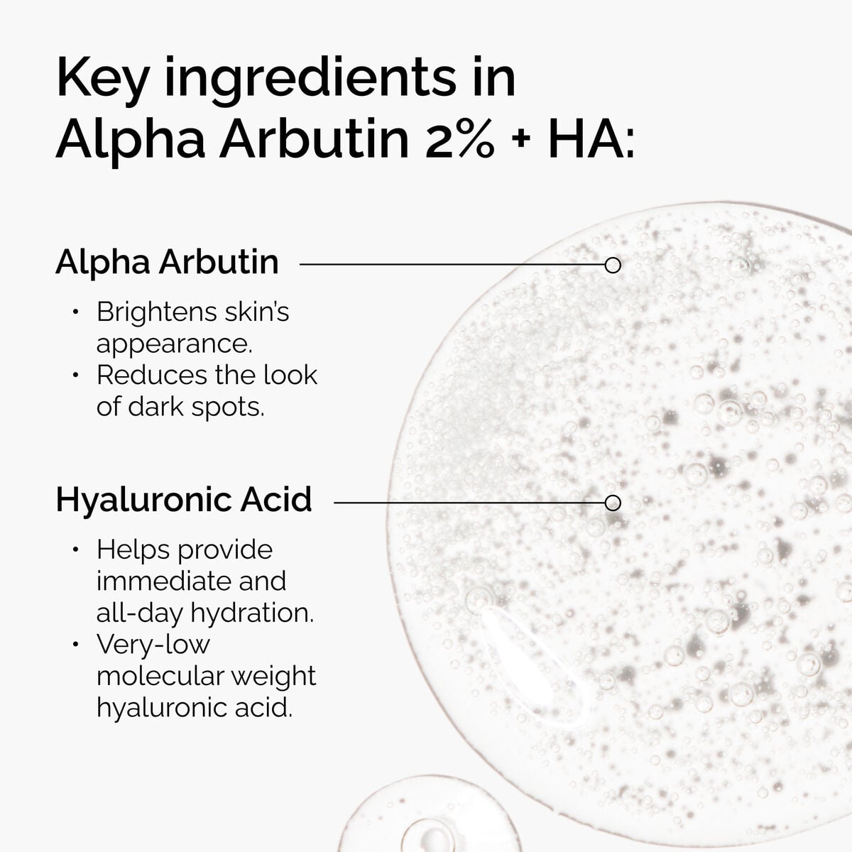 Alpha Arbutin 2% + HA Brightening Serum
