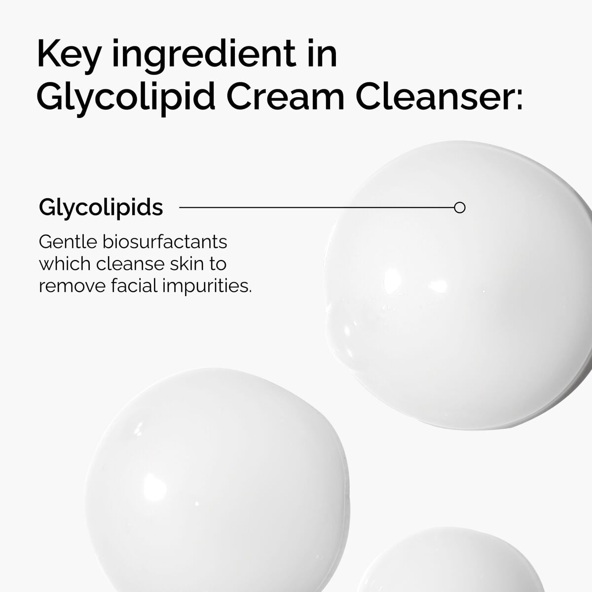 Gentle Glycolipid Cream Cleanser and Makeup Remover